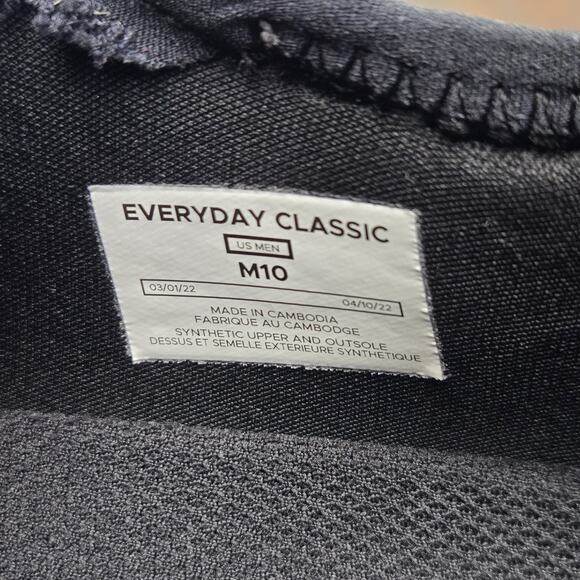 Vessi Everyday Classic Mens Size 10 Waterproof Shoes Sneakers Midnight Black main image 7